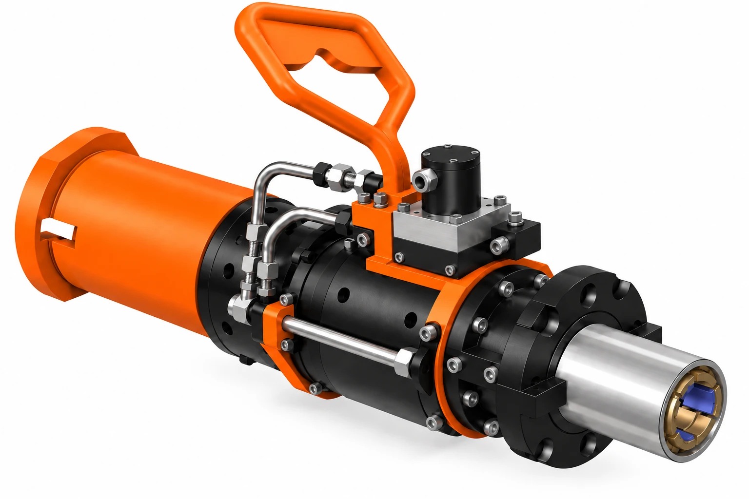 Modelo 3D de uma ferramenta acionada por ROV